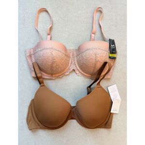 Maidenform 36D and Auden 38D Bra Bundle